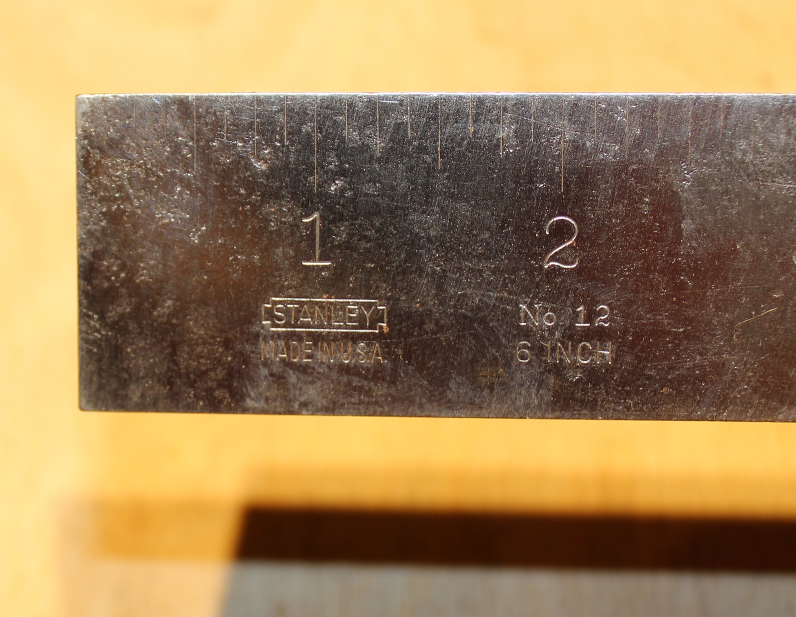 Stanley Steel Square Angle Gauge Set VINTAGE USA 6″ & 8″ No. 12 & 12TS Lot