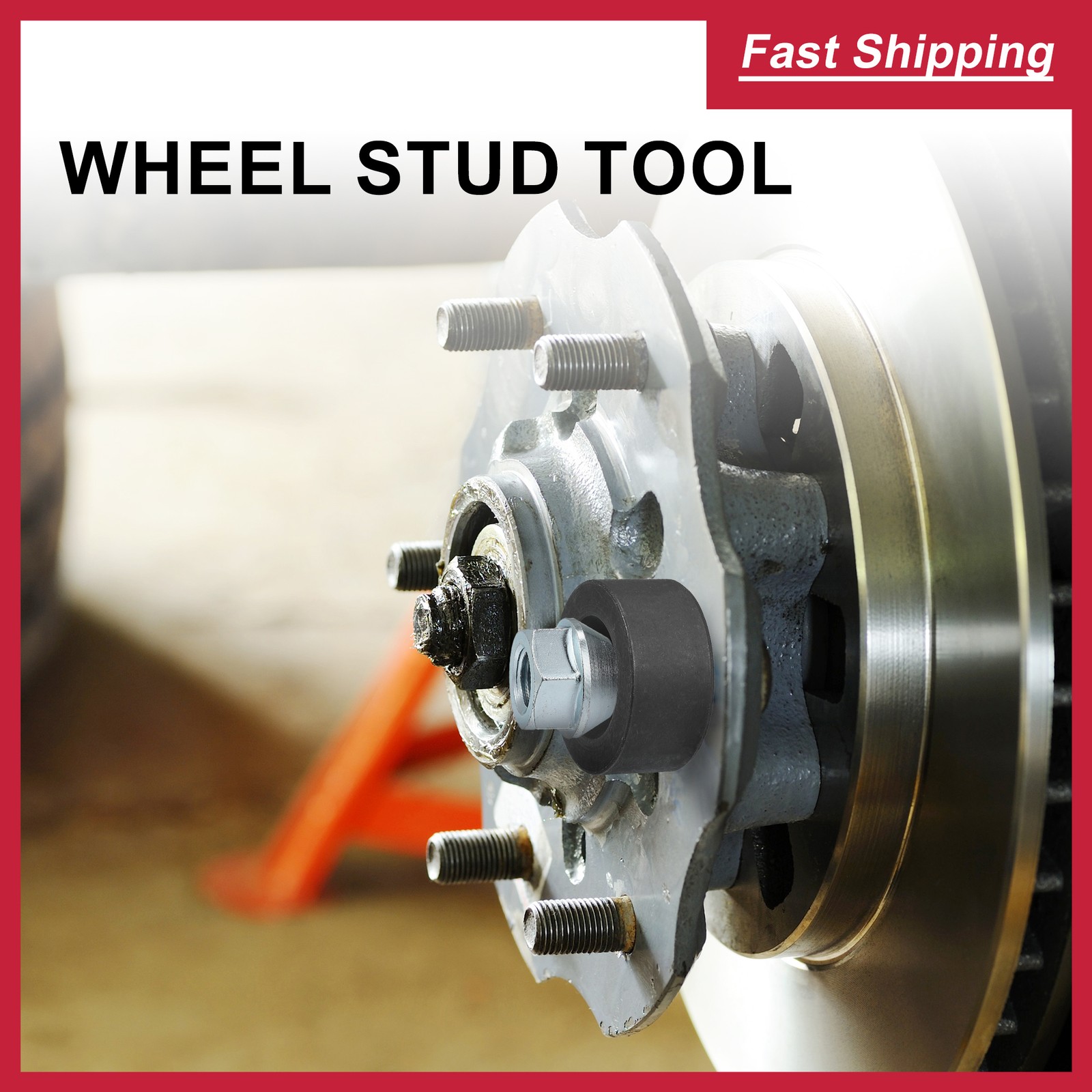 Universal Wheel Stud Installer Tool Tire Stud Tool Set Silver Tone -1 Set