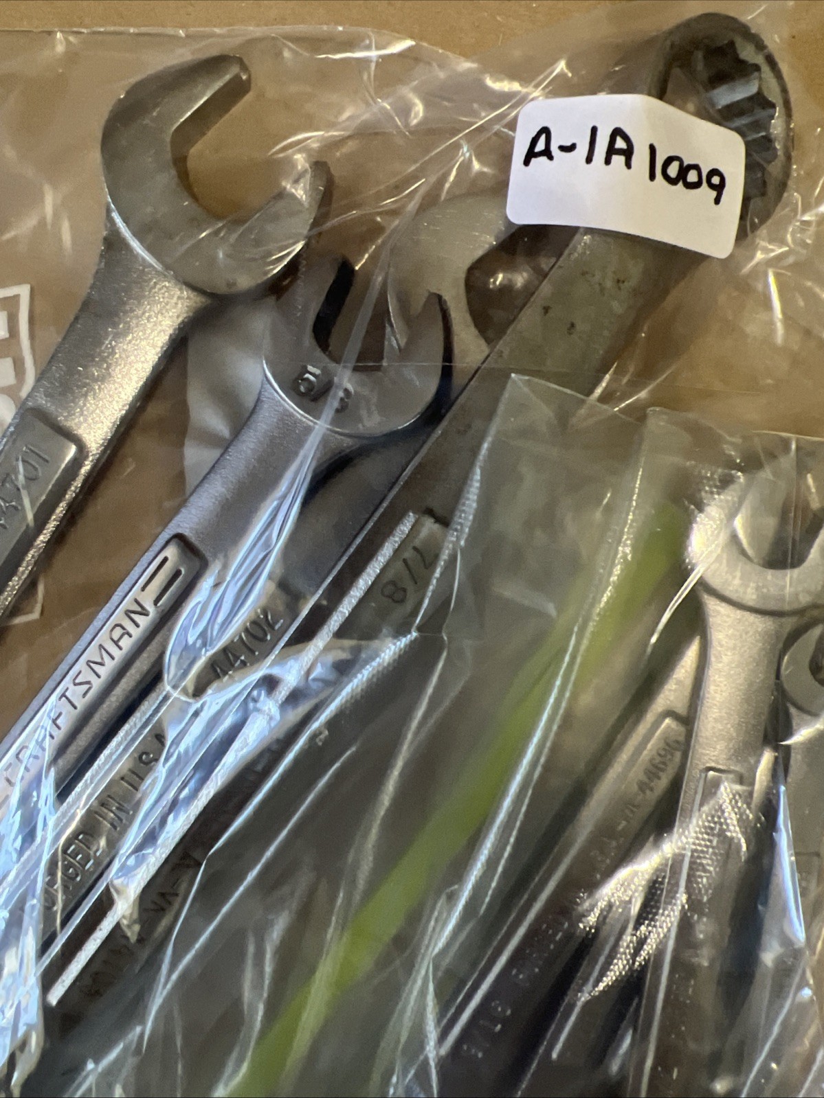 Craftsman 10pc SAE 5/16-7/8 Combination Wrench Set VA Series 12pt USA