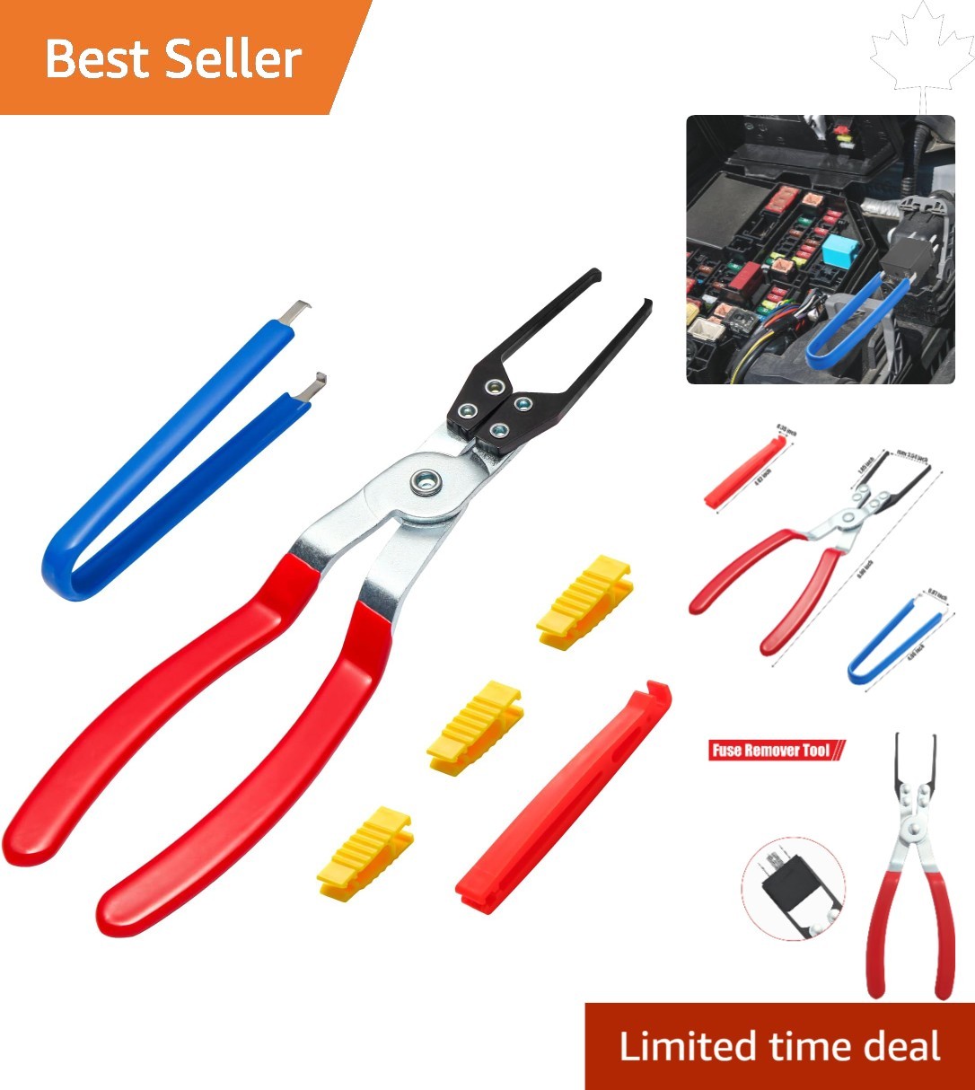 Versatile 6 Pack Relay Pliers – Ideal for Automotive & Industrial Use