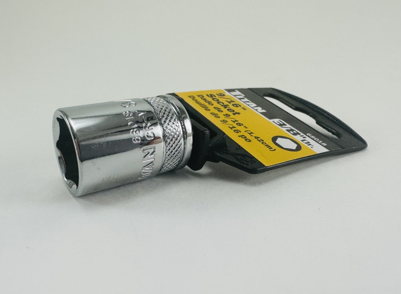Titan INDIVIDUAL 3/8” Drive Shallow SAE Standard Socket Choose From 1/4″ – 1″
