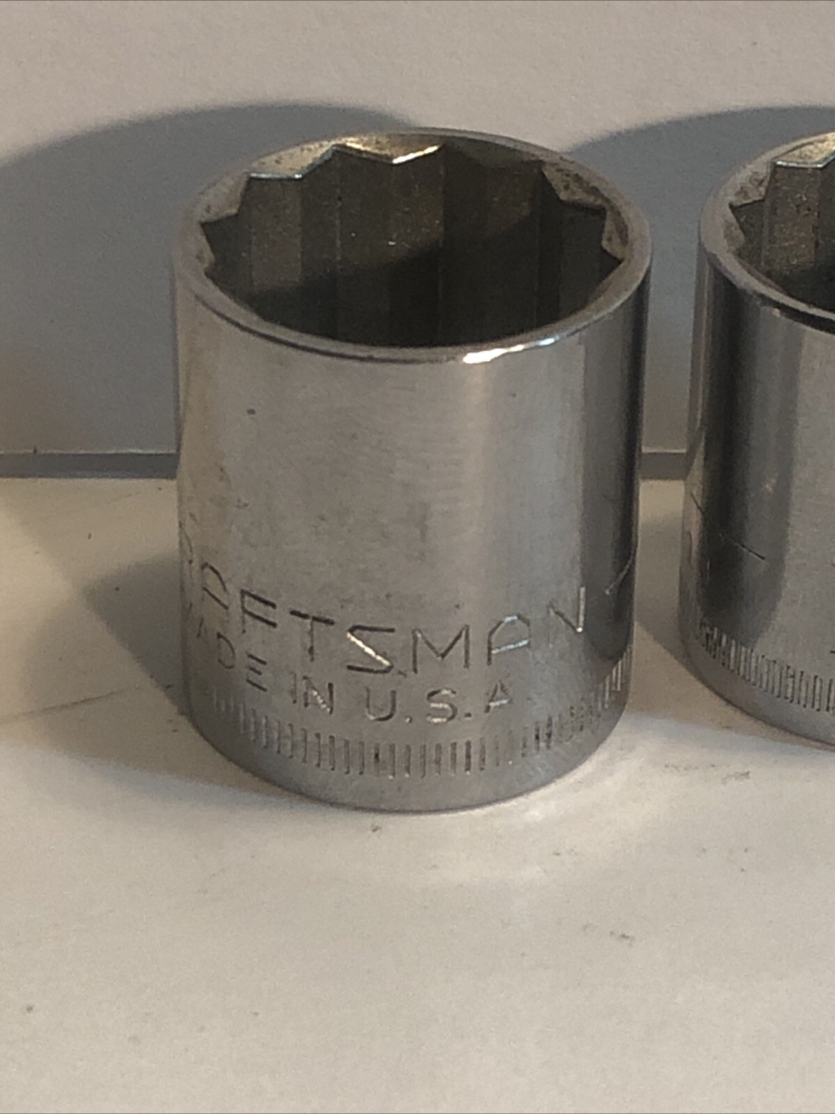 Lot Of 6 Craftsman 3/8 Drive 12 Point Metric Sockets 9mm 13mm 14mm 15mm 16mm 17m