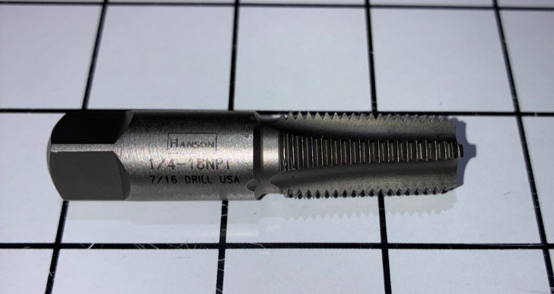 Irwin Hanson 1903 Tap 1/4 -18 NPT Taper