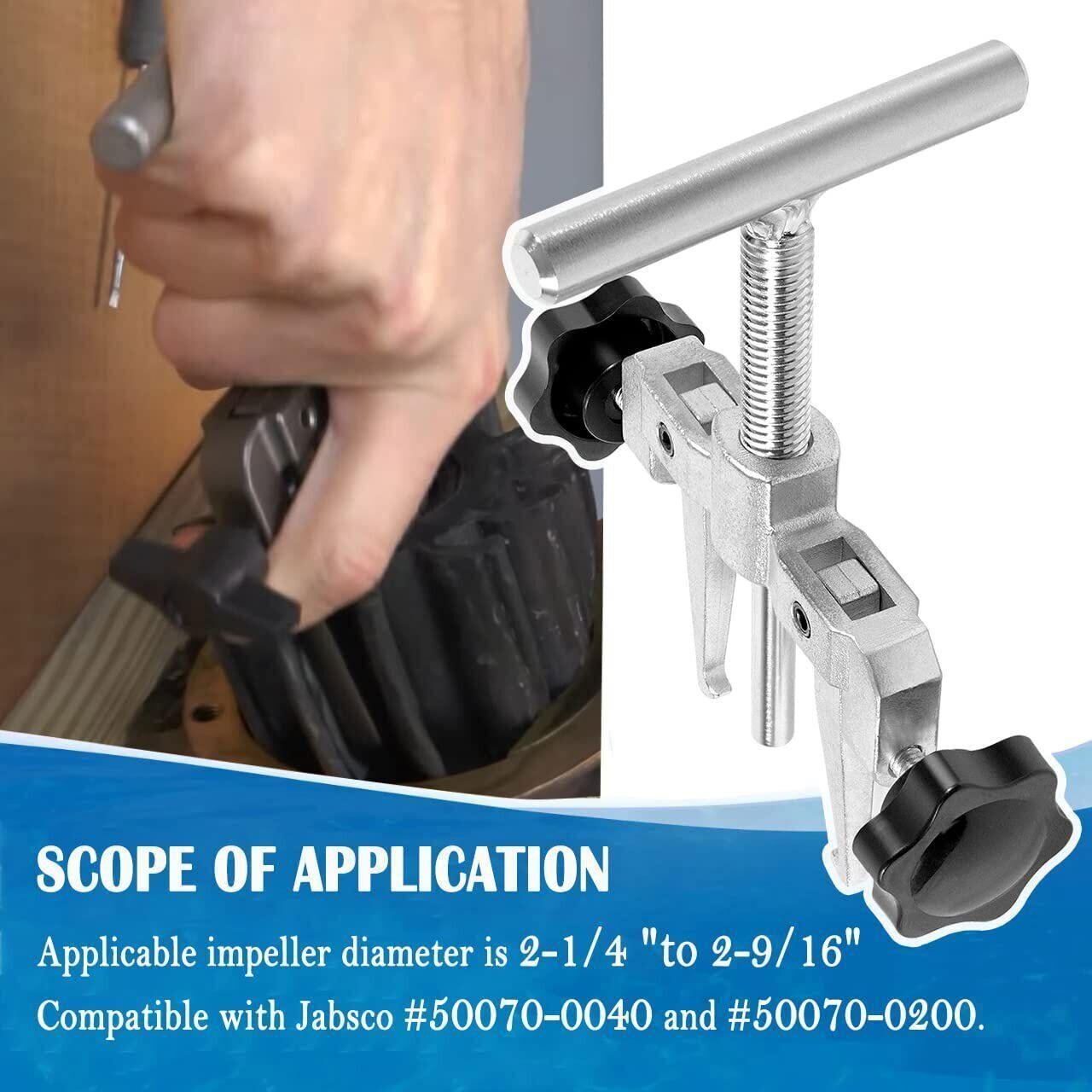 660040-1 Stainless Impeller Puller For impellers 2-1/4″ to 2-9/16″, Jabsco Pumps