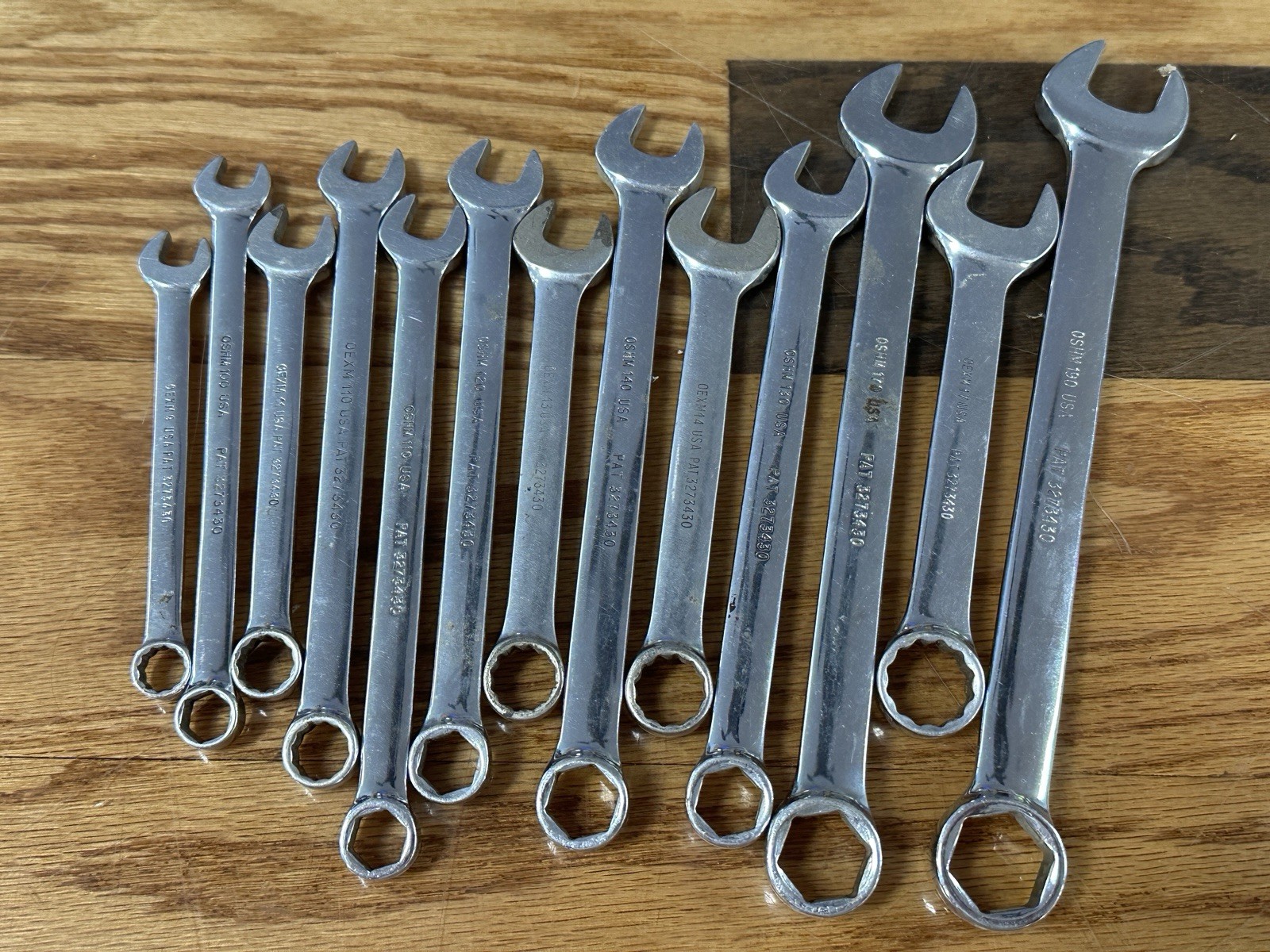 Vintage Snap On Wrench Lot Of 13 Pieces