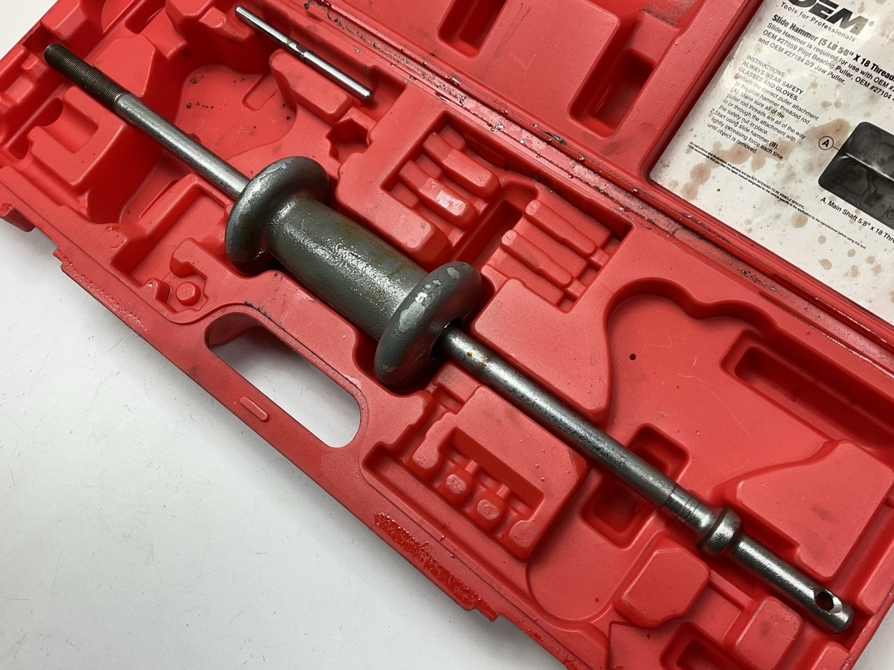 USED #10 – OEM Tools 27033 5-Pound Slide Hammer