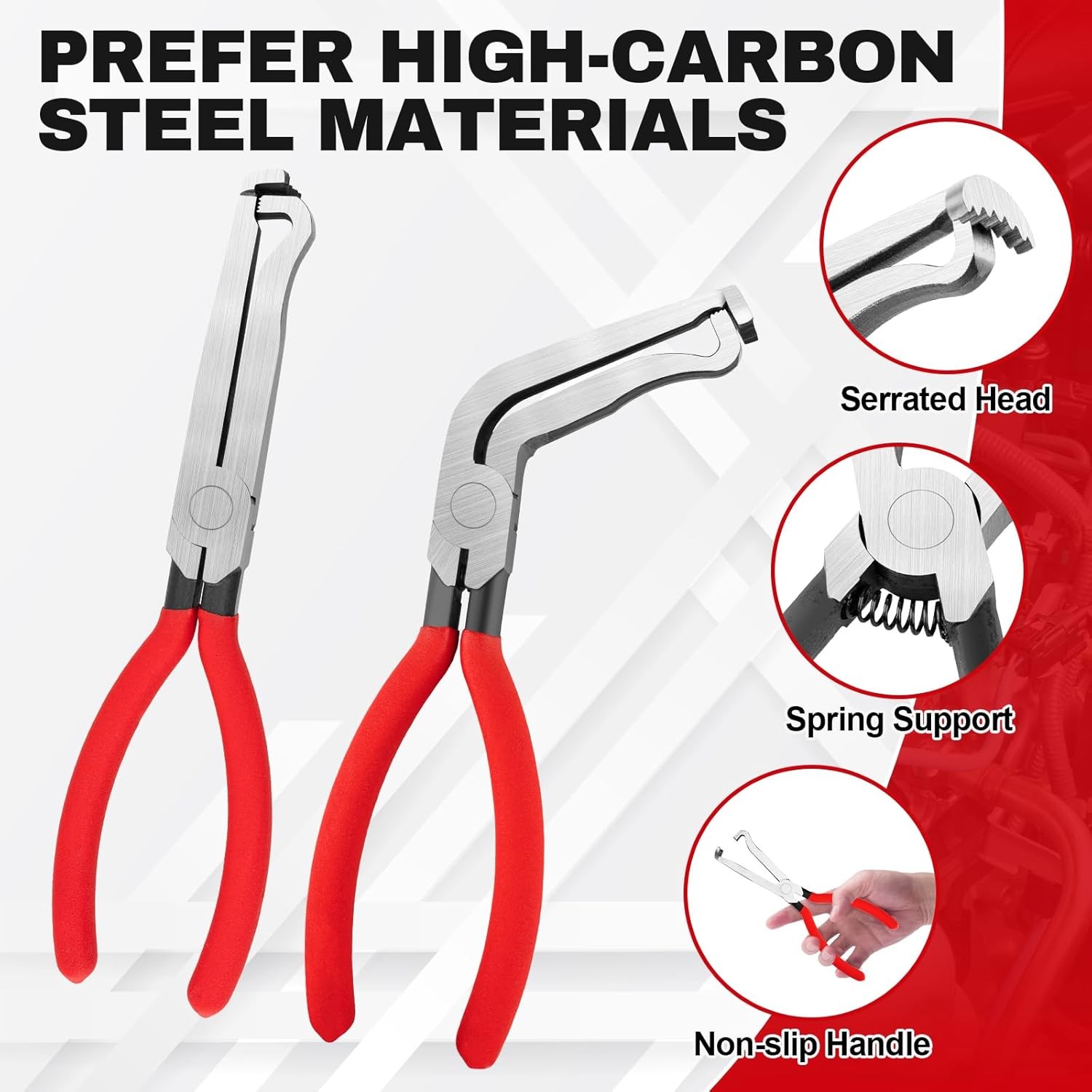 3PCS Electrical Disconnect Pliers Automotive Connector Removal Tool for Cars
