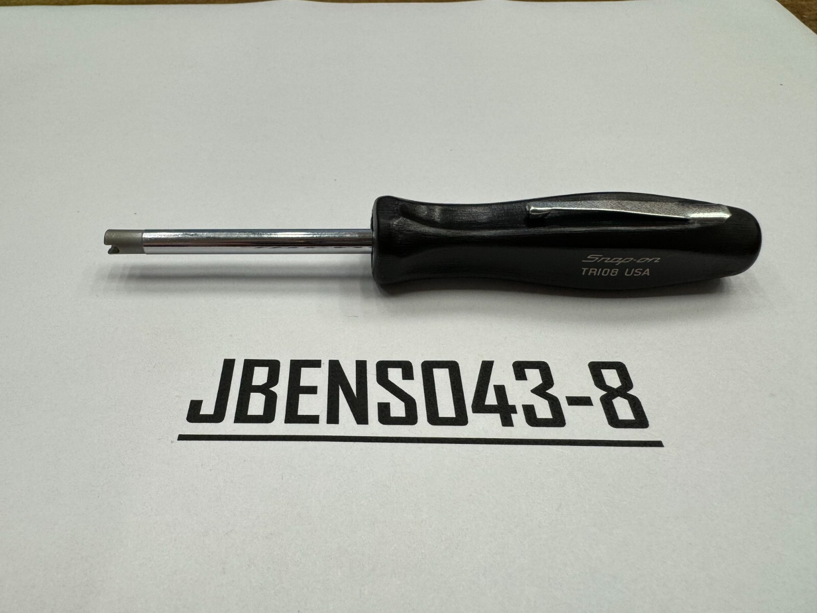Snap-on Tools USA NEW BLACK Mini Hard Grip Tire Valve Core Tool TR108