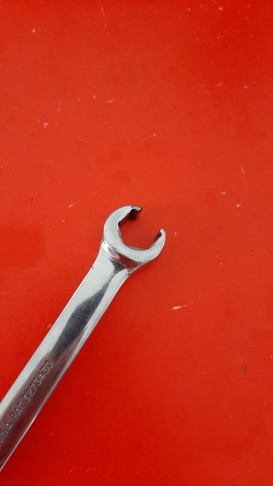 Snap-on Tools RXS20 5/8″ Open End Flare Nut Wrench 6pt Point USA ENGRAVED 327