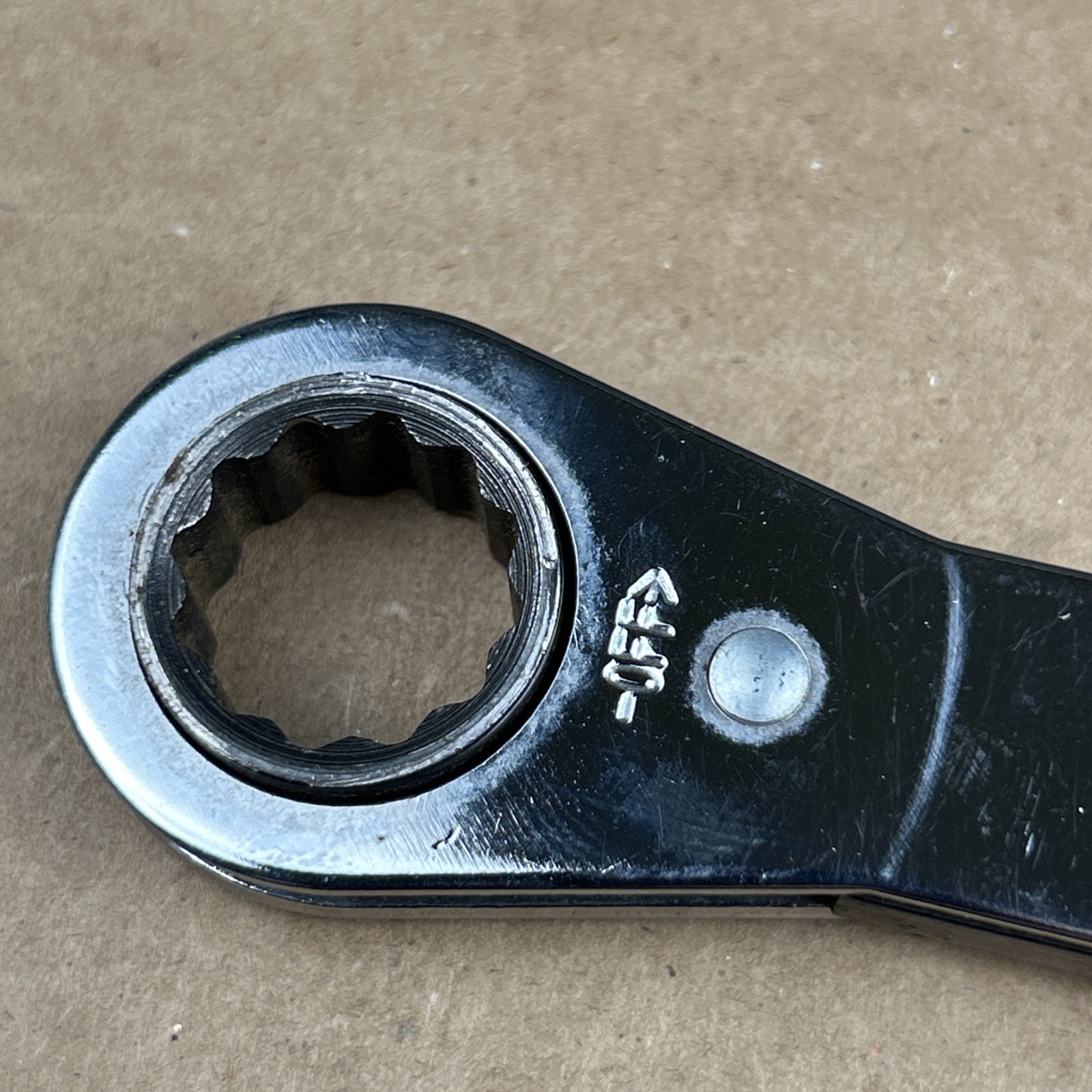 Craftsman 5/8» x 3/4» SAE Ratcheting Box End Wrench Chrome 42164 USA
