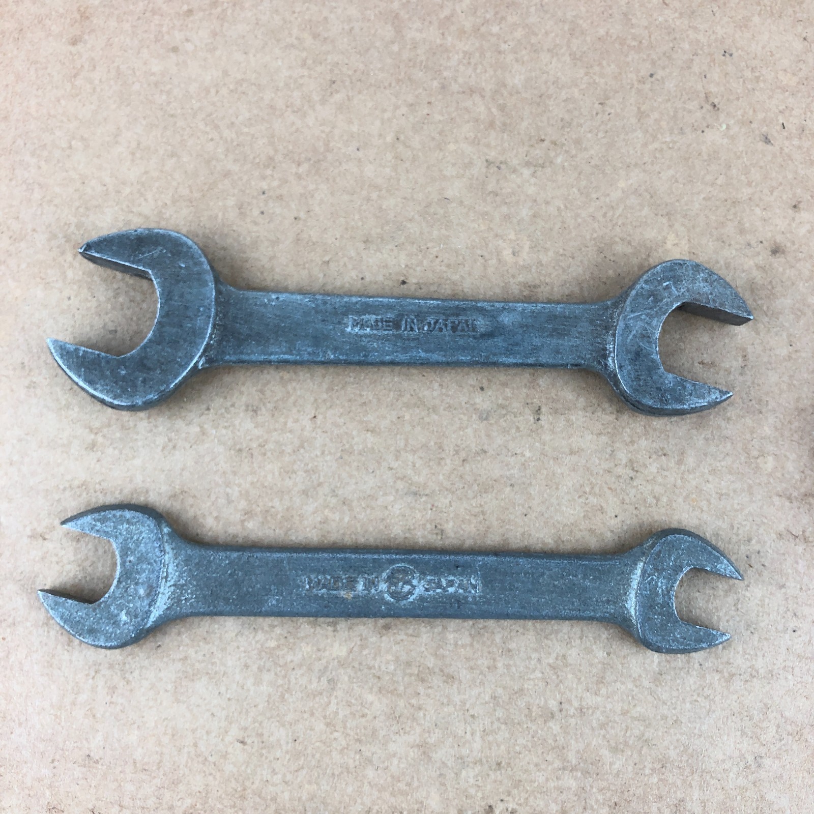 Vintage Suzuki Double Open Box End Wrench LOT 10mm 12mm 14mm 17mm 32mm Japan