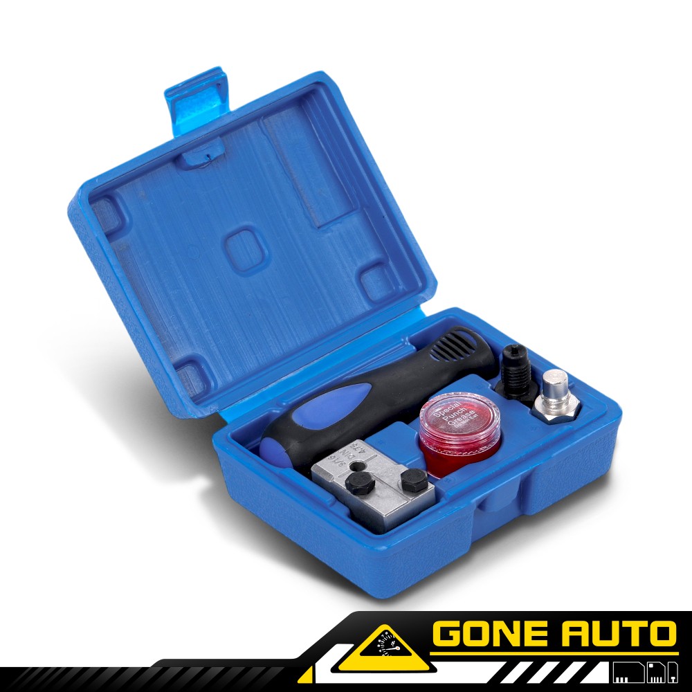 Universal Handheld Car 3/16» Single Flare W/Storage Brake Line Flaring Tool Kit