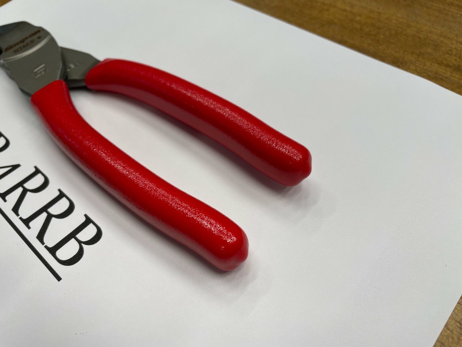 Snap-On Tools USA NEW RED Soft Grip 7″ VECTOR EDGE Diagonal Cutter 87ACF