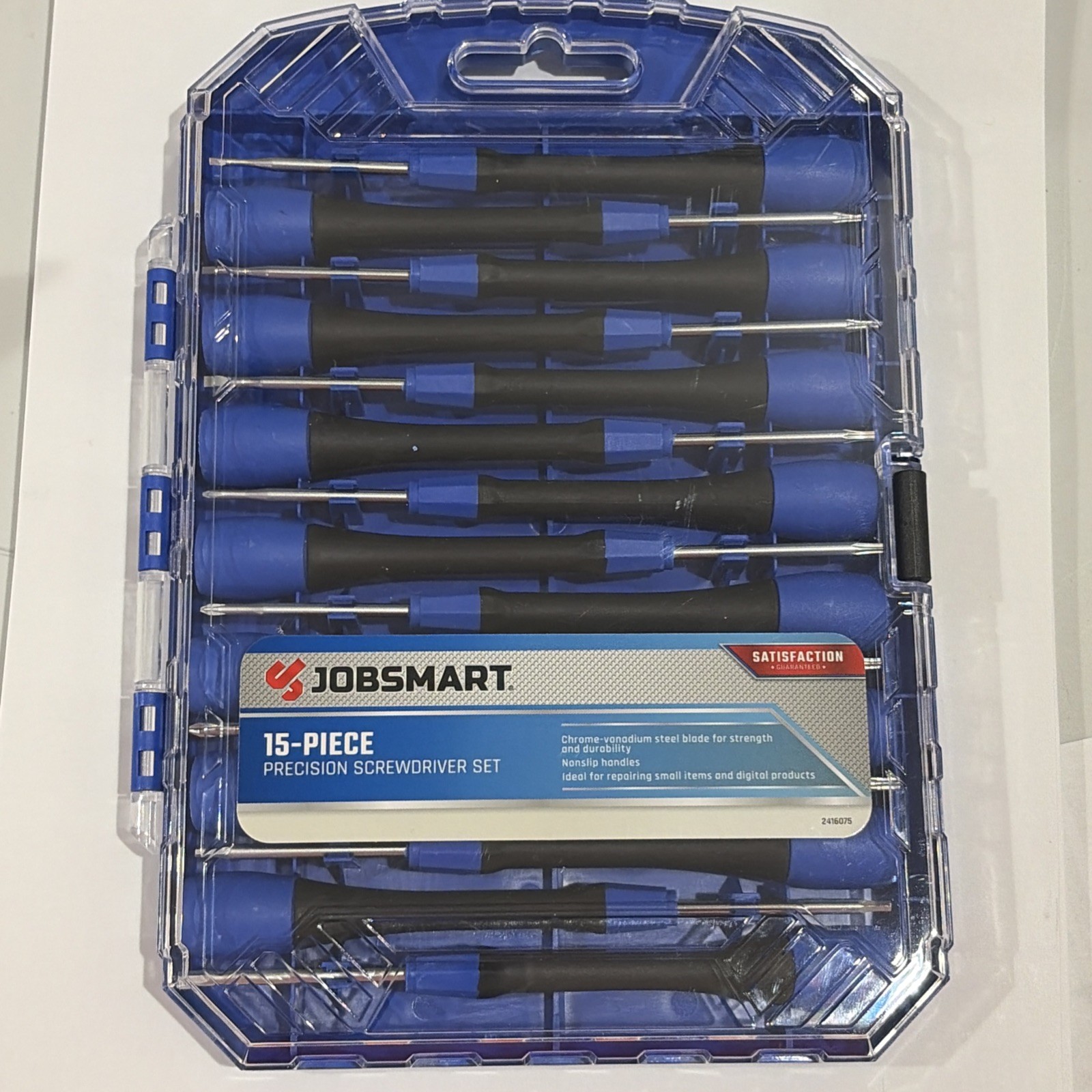 New! JOBSMART 15 pc. Precision Screwdriver Set