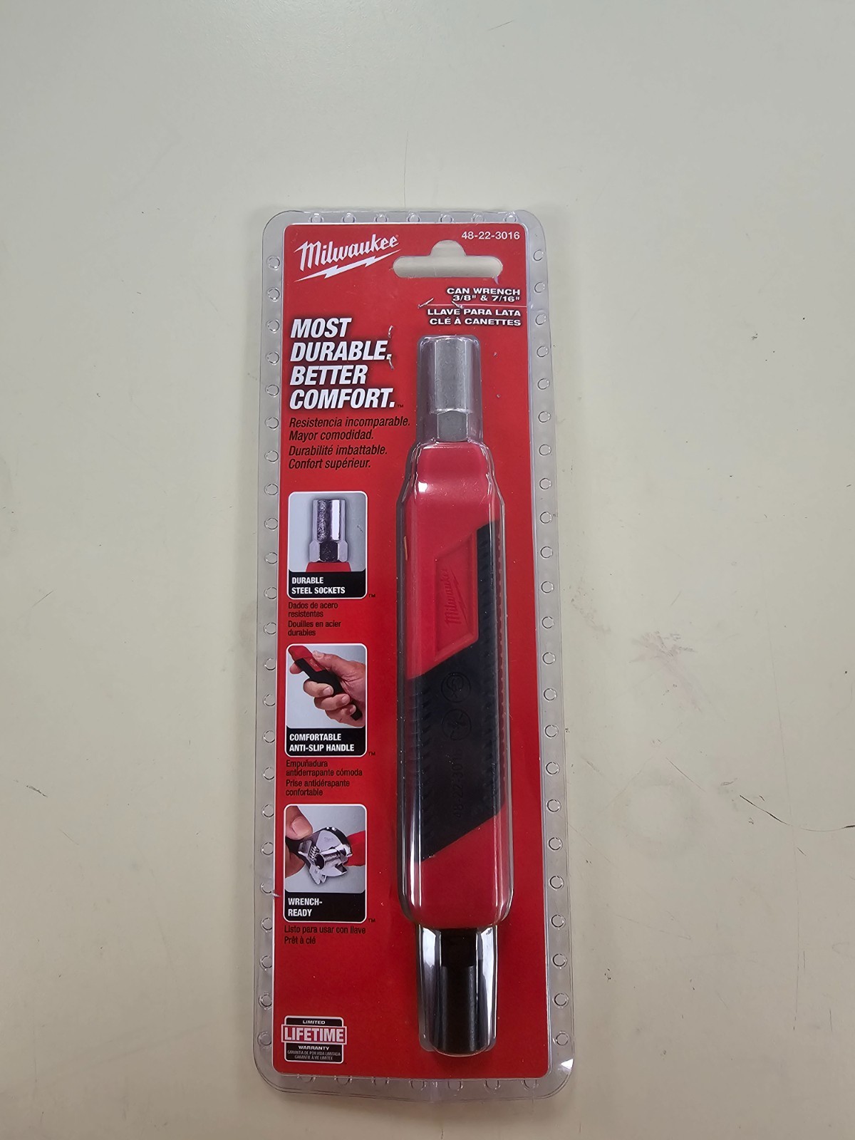 Milwaukee 48-22-3016 Can Wrench 3/8″ & 7/16″ NEW