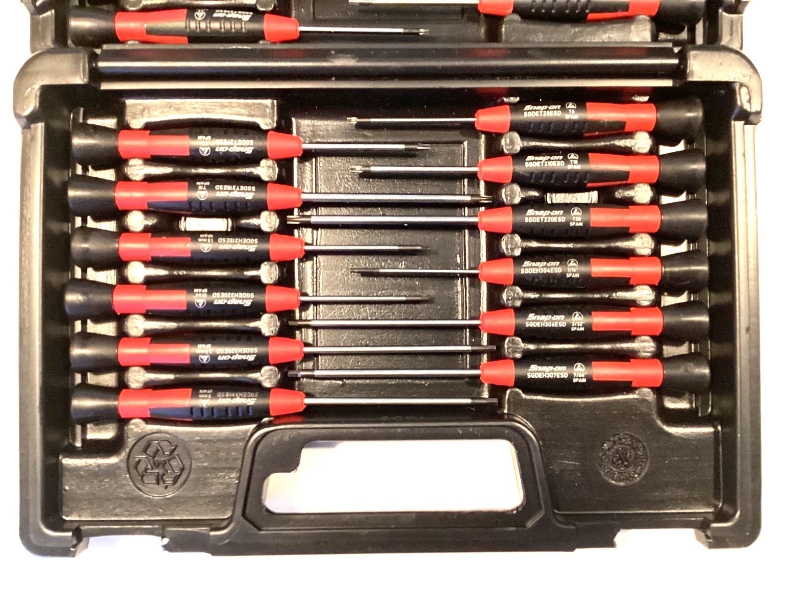 NEW Snap-on™ SGDEX24RK 24pc Electronic Miniature Master Screwdriver Set in Case