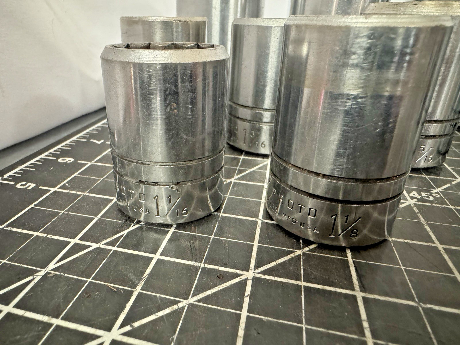 Vintage Proto / Plomb 23pc 3/4” Drive Socket Set w/ Case #5695 – 1940s-50s USA