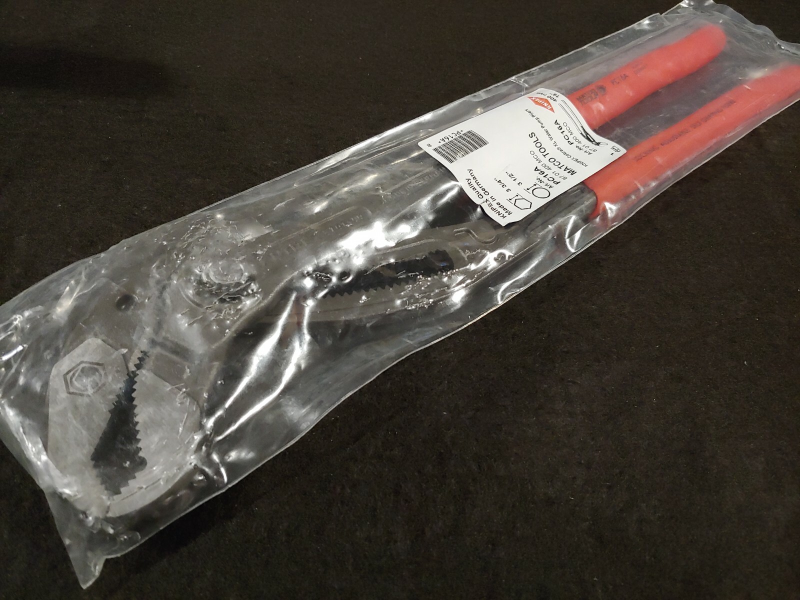 Matco Tools 16″ Knipex Cobra Pliers – SEALED