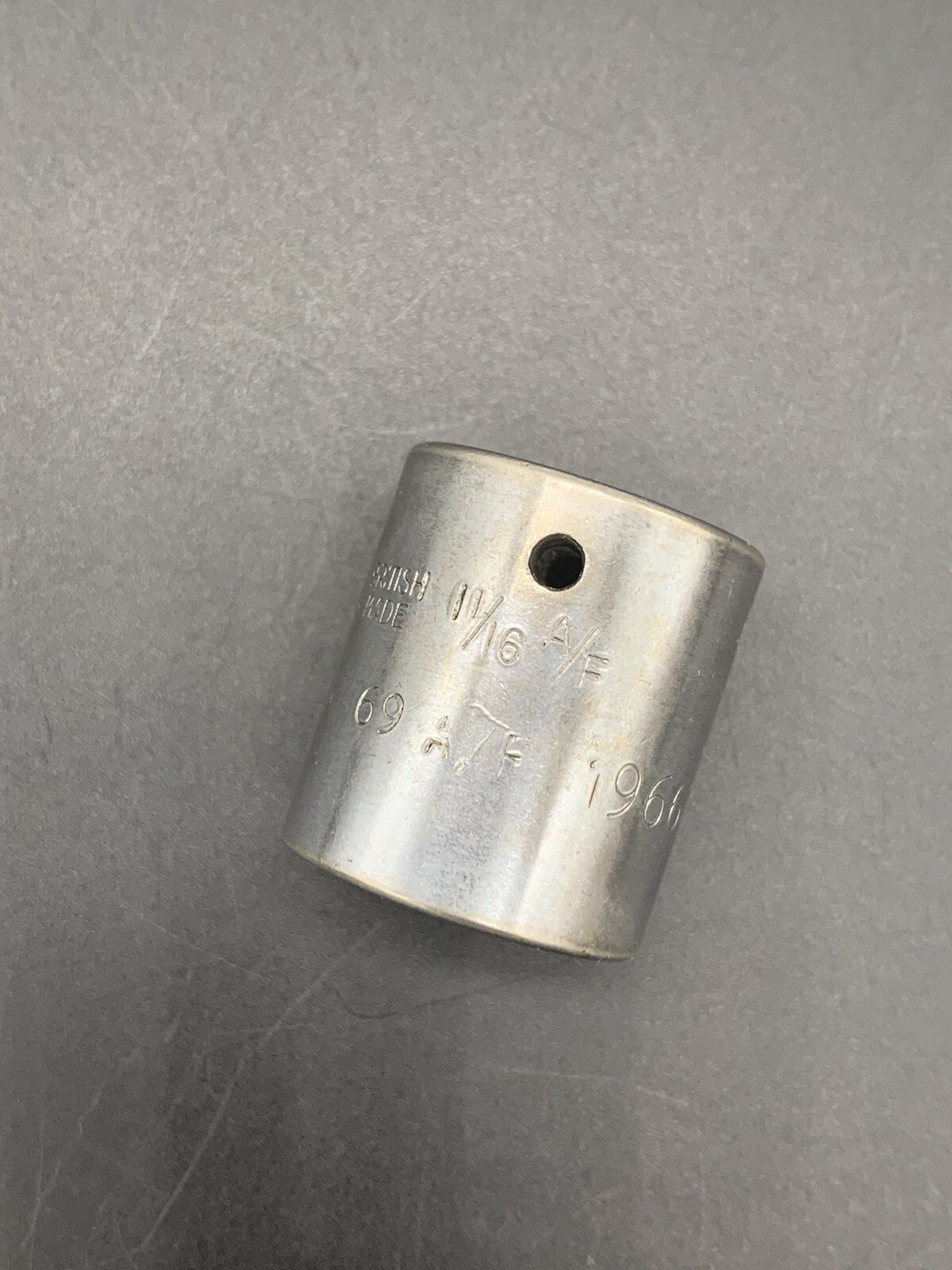 King Dick Impact Socket 11/16 AF 69 AF 3/8” Drive MSA 222 Military Arrow 1966