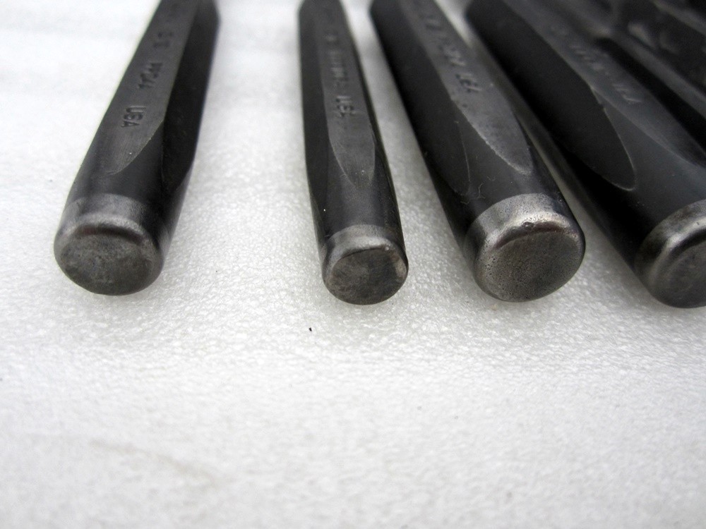 Snap-on 9pc Punch Set Center Pin Tapered PPC USA