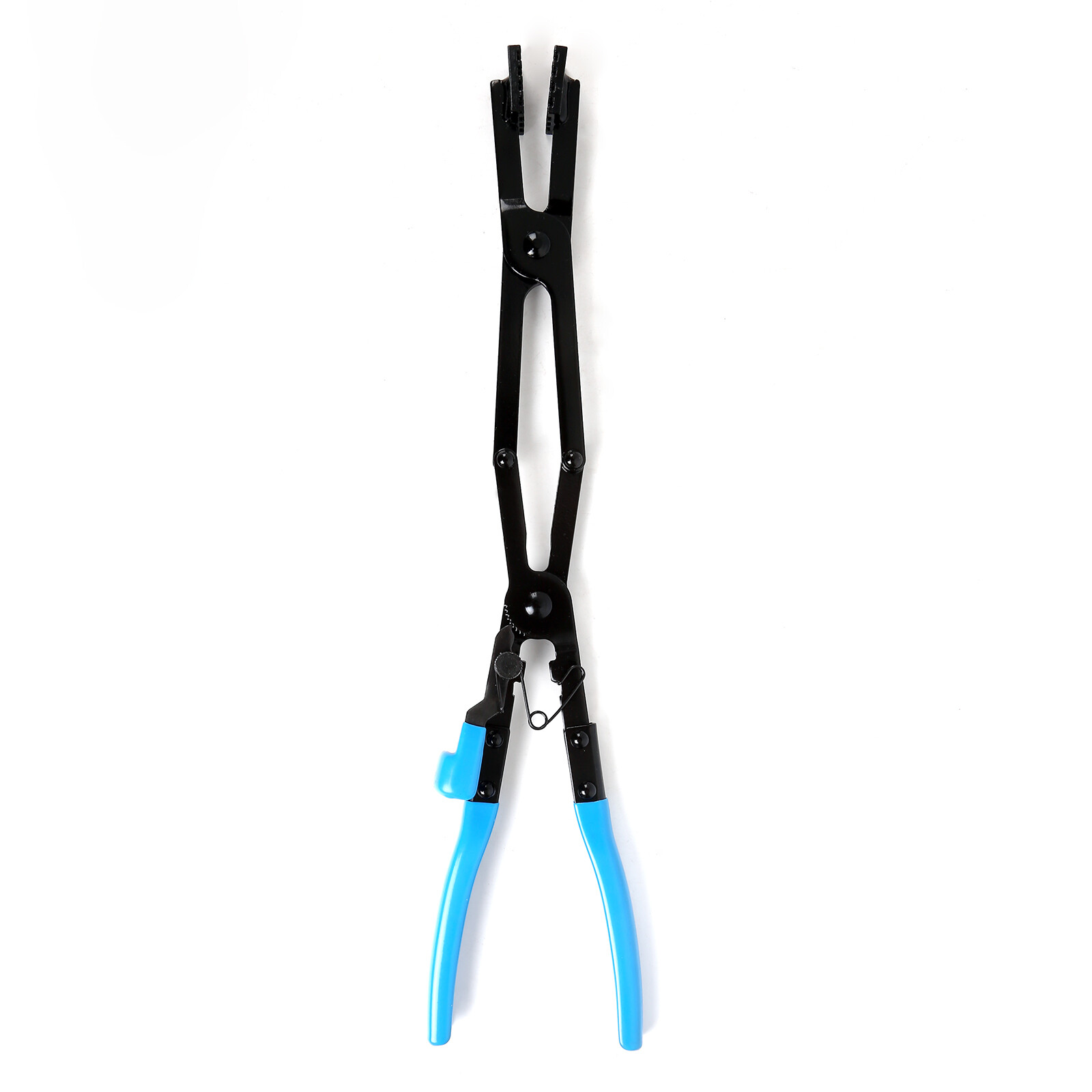 Universal Straight Long Hose Clamp Pliers, 17in. Long Reach Steel Double Jointed