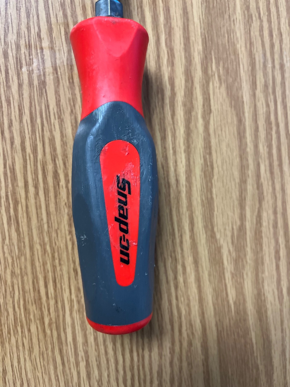 SNAP ON GSHD8 3/8 FLAT BLADE SCREWDRIVER 13.5″ LONG RED/GRAY HANDLE – LOT#123