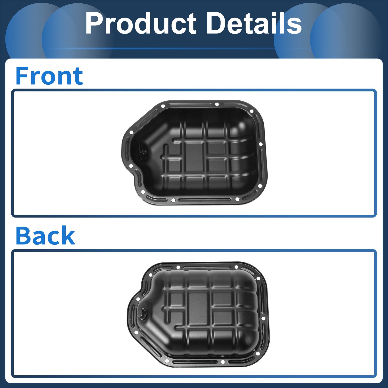 1pc No.111102Y000 Engine Oil Cup for Nissan Maxima 2000-2009 Black Iron