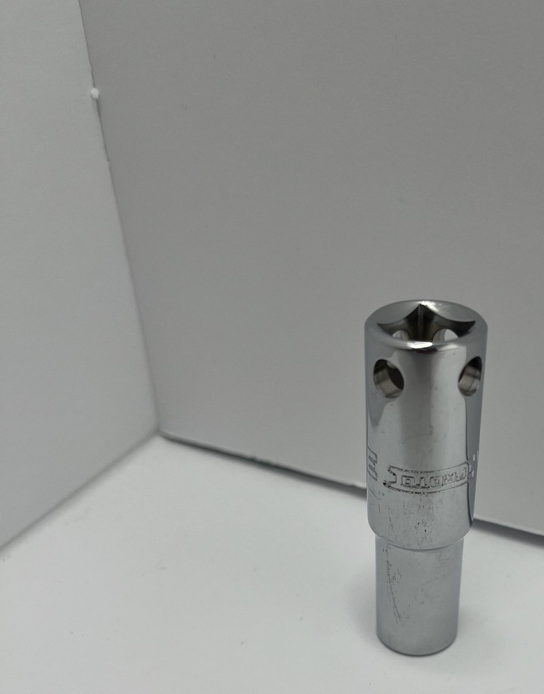Proto J5012-TT 12 Point 3/8 in Tether-Ready Deep Socket – 3/8 in Drive Chrome