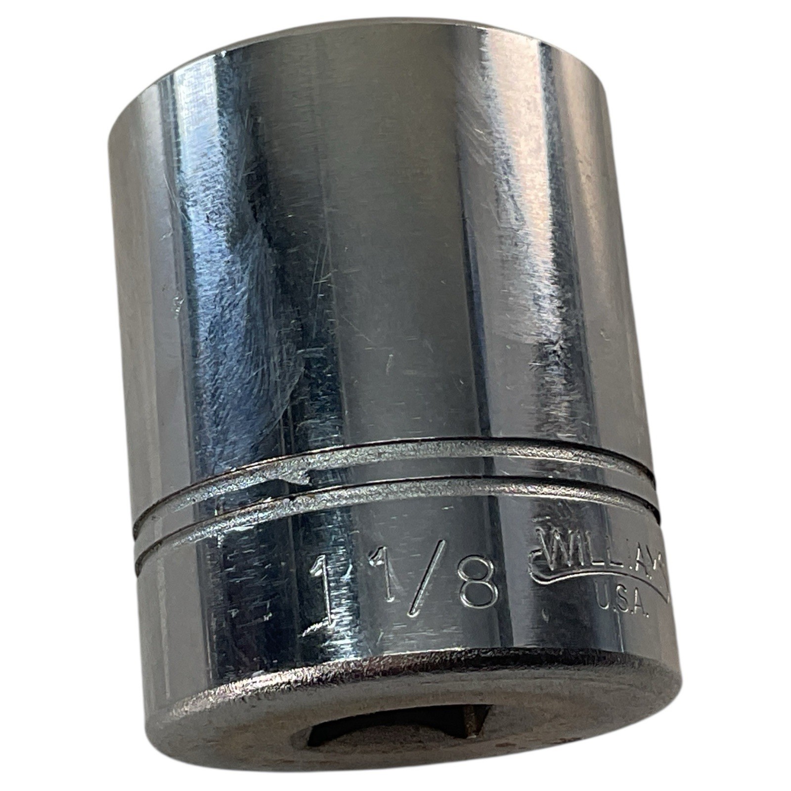 Williams Shallow Socket 1-1/8″ ST1236 1/2″ Drive 12 Pt Chrome As Pictured Mech