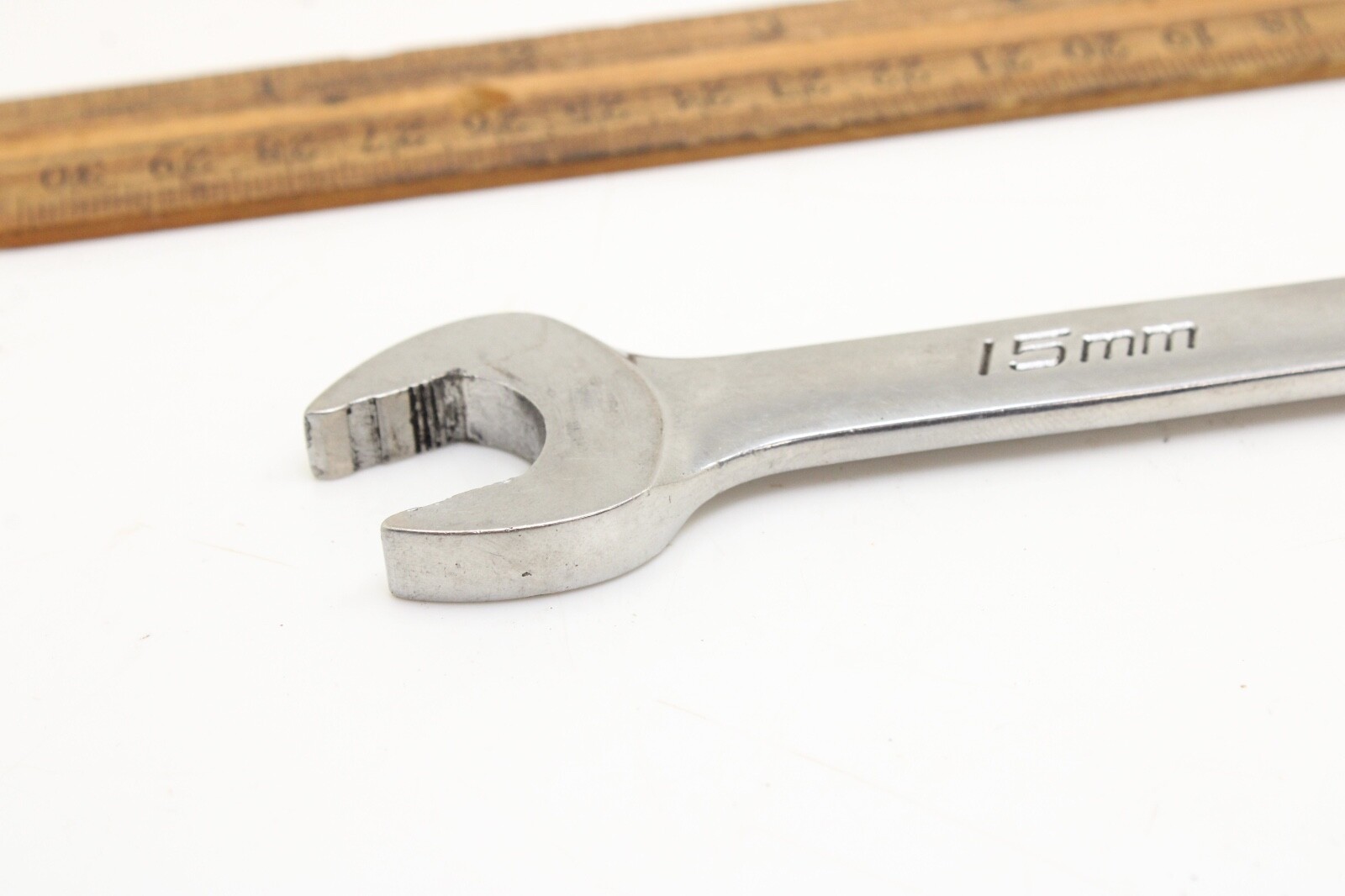 Snap on SOEXM15 15mm 12 Point Metric Chrome Flank Drive Combination Wrench USA