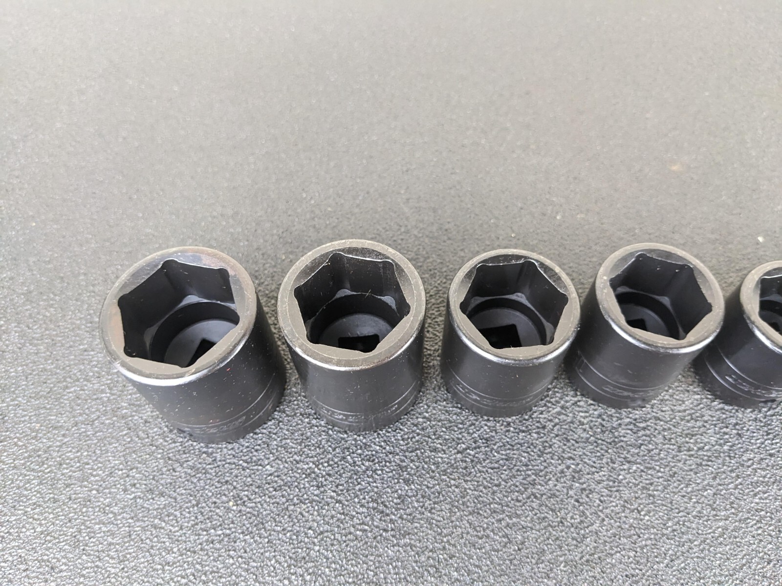 #bh828 Snap On Tools NEW SAE Shallow Impact Socket Set 7/16″ to 1-1/8″