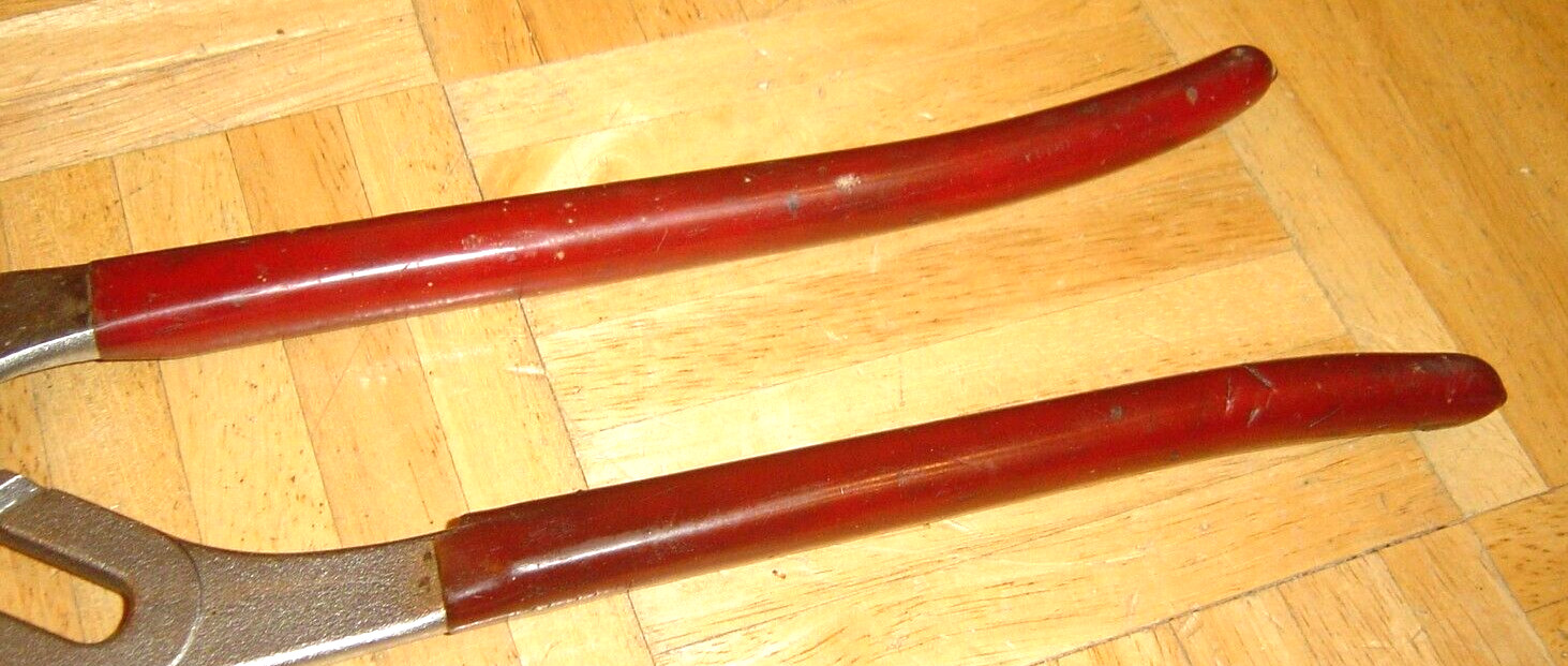 SNAP ON & BLUE-POINT TOOLS 3 PIECE DIAGONAL, 9 & 16 INCH ADJUSTABLE JAW PLIERS