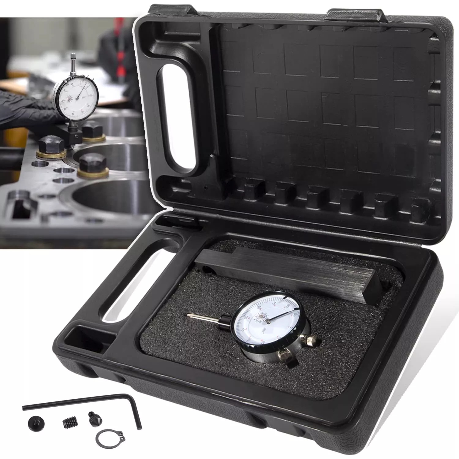 6434 Sleeve Height and Counter Bore Gauge for All Diesel Engines Range 0-1″