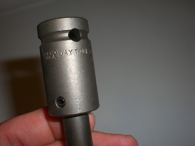 Vintage Dayton Apex 17mm Short Extension Swivel Socket 1/2″ Drive 6 Pt USA MADE