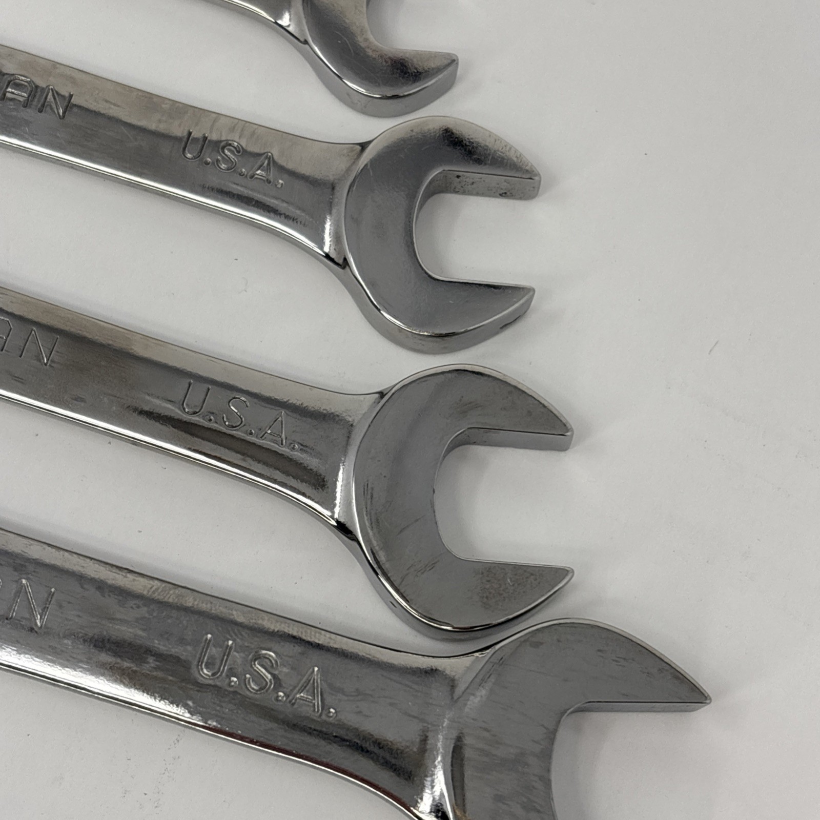 Craftsman SAE Ratcheting Wrench Set 12 Point Reversible 8pc GK F 42404 USA