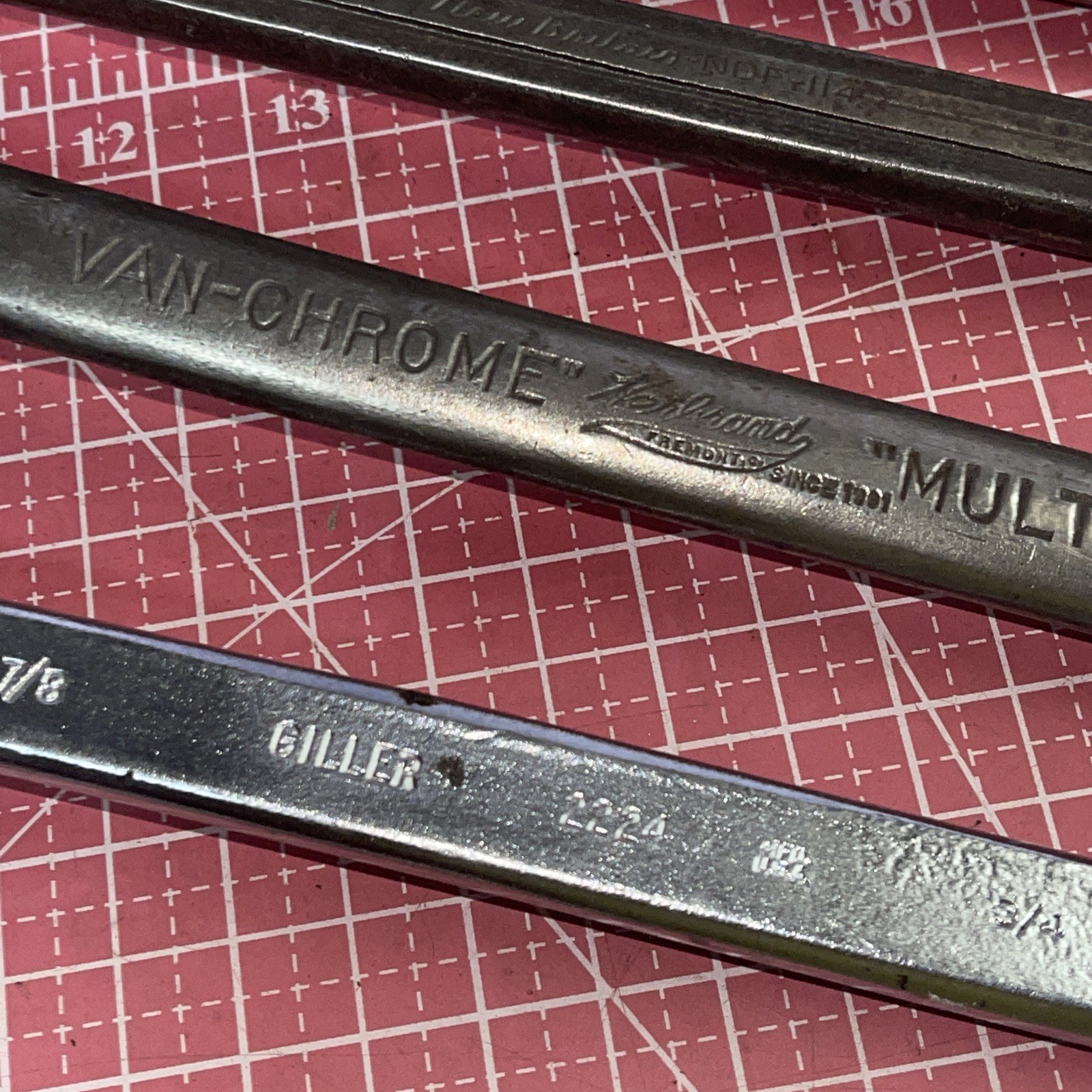 USA Made 5 Piece SAE 12 Point Offset Box End Wrench Set 1-5/16 – 11/16 In Jumbo