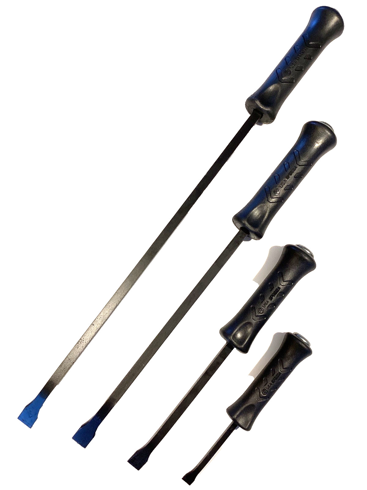 Snap on USA SPBS704A 4 Piece Dark Titanium Hard Handle STRIKING Pry Bar Set MINT