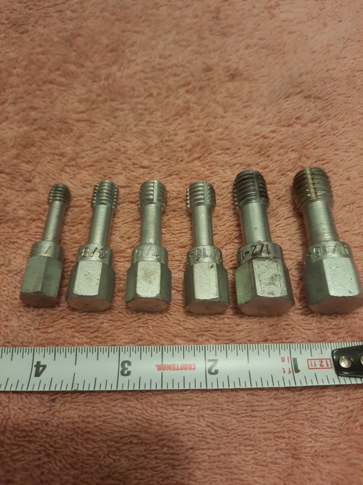 National Coarse Rethreading Taps 6 Piece Set