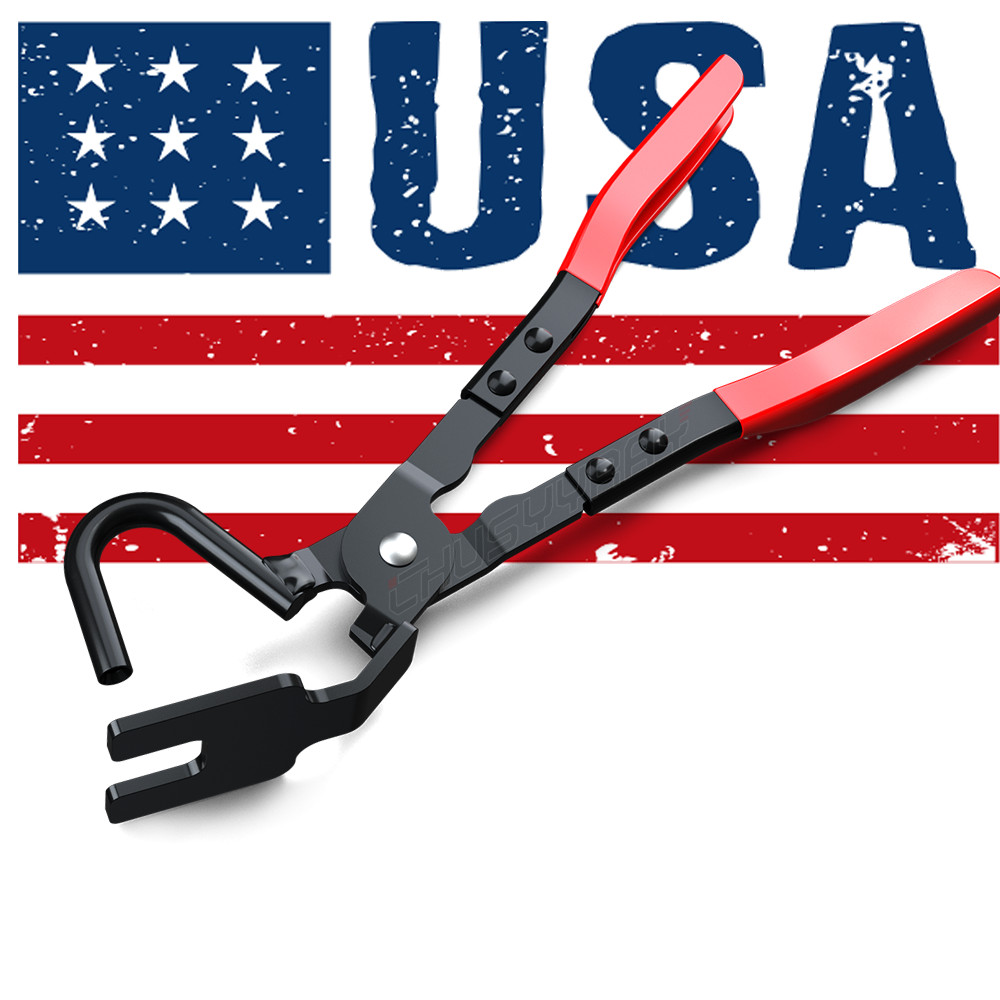 EXHAUST PIPE REMOVAL PLIERS – rubber support hanger tool – Made in the USA