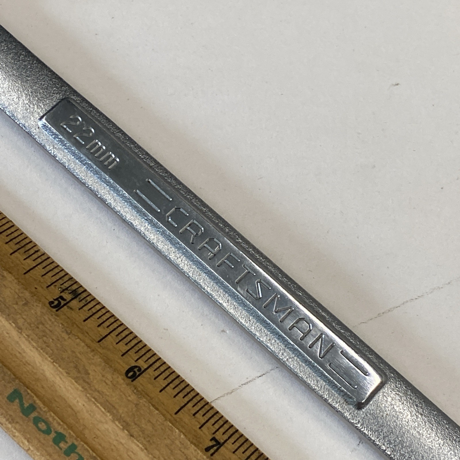 Craftsman USA 42922 V^- Series 22 mm Combination Wrench New Old Stock! M0905