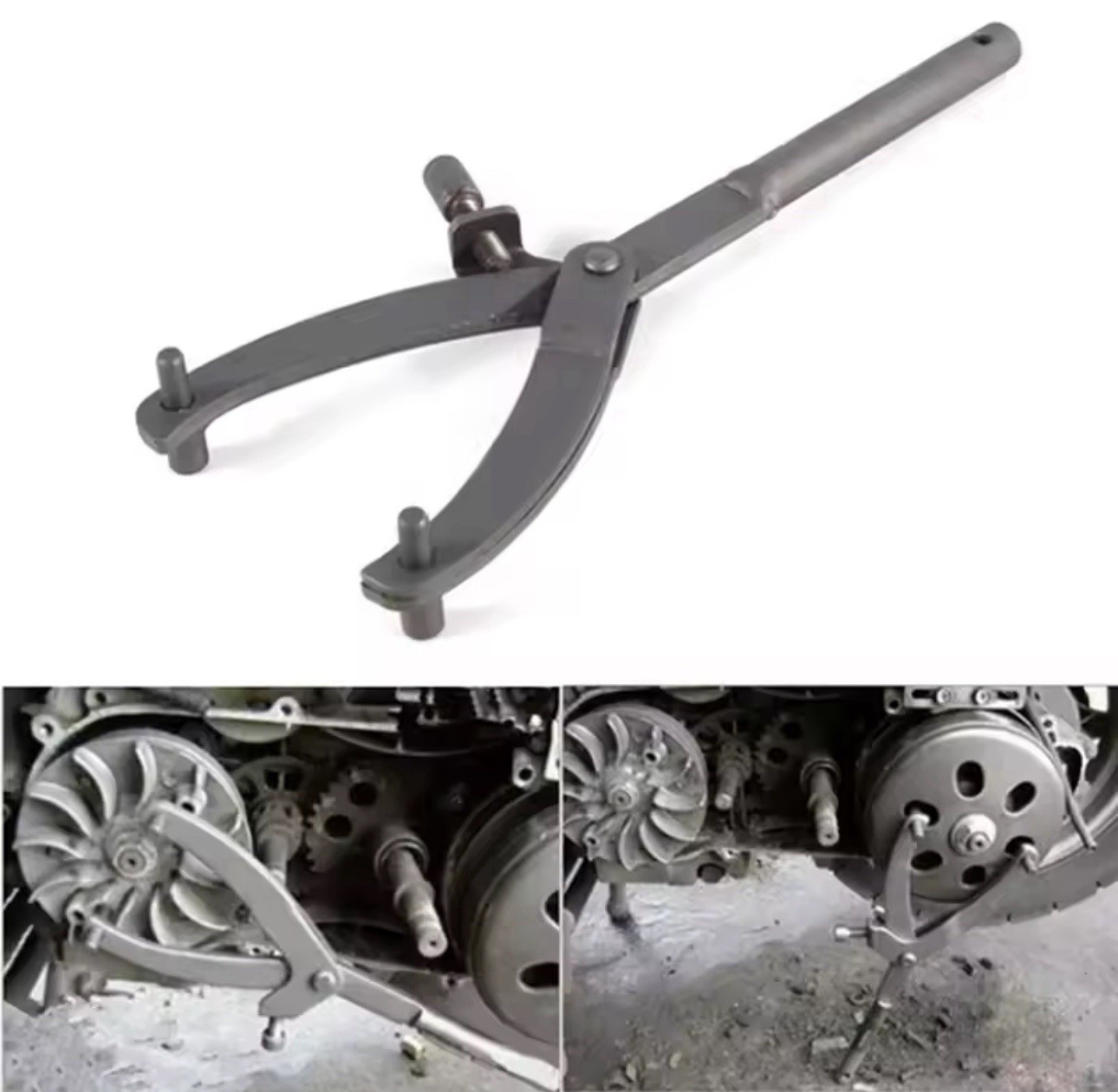 Universal Variator Clutch Flywheel Holding Tool Scooter Moped Motorcycle CVT