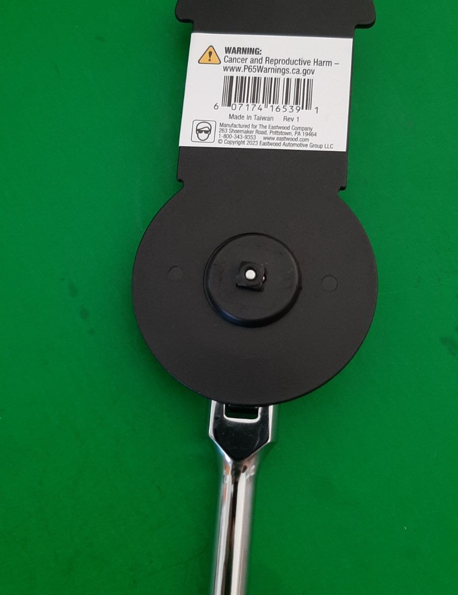 NEW Eastwood 1/4″ Drive 12″ Long Swivel Flex Head Ratchet Soft Grip Handle