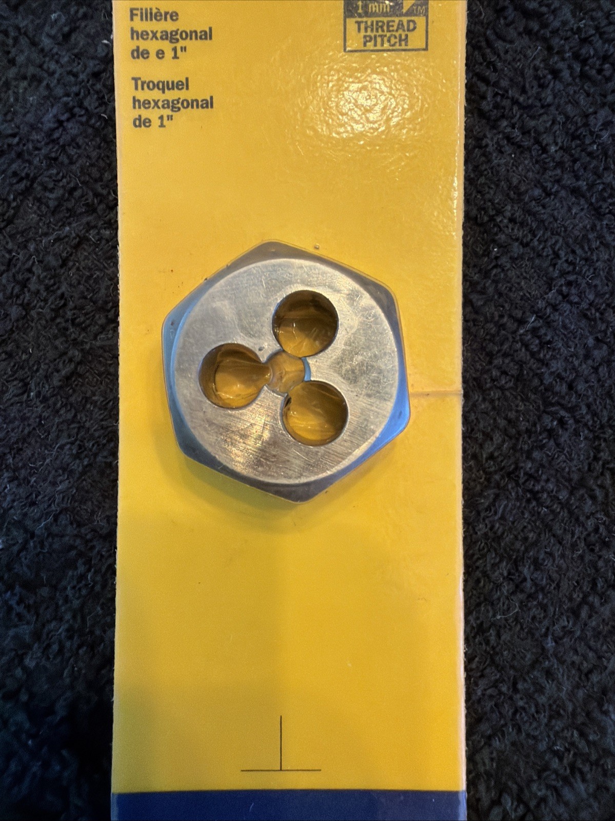 9727 M6 X 1.0 Metric 1″ Hex Die Irwin Hanson 6MM Carbon Steel 6627