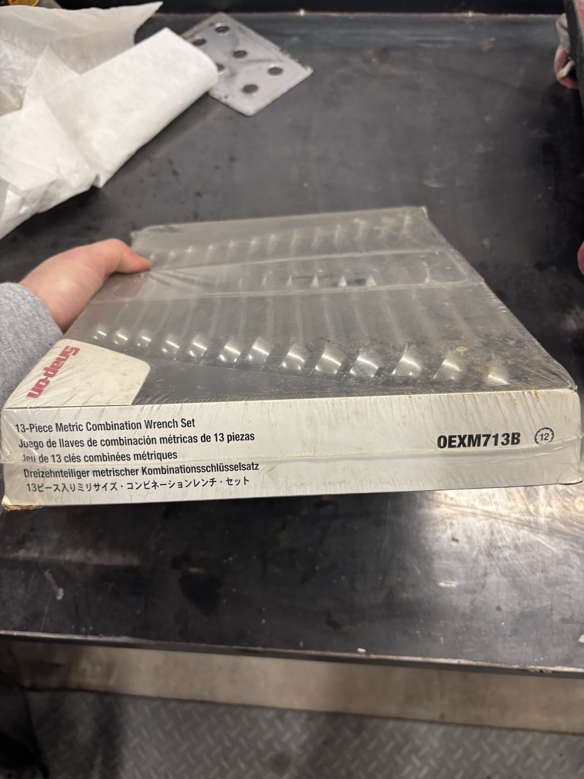 OEXM713B Snap-On 13-Piece Metric Standard Handle 12-Point Combination Wrench