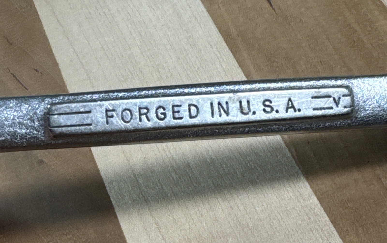 Vintage Craftsman =V= 19/32in. x 11/16in. Double Open End Wrench Forged in USA