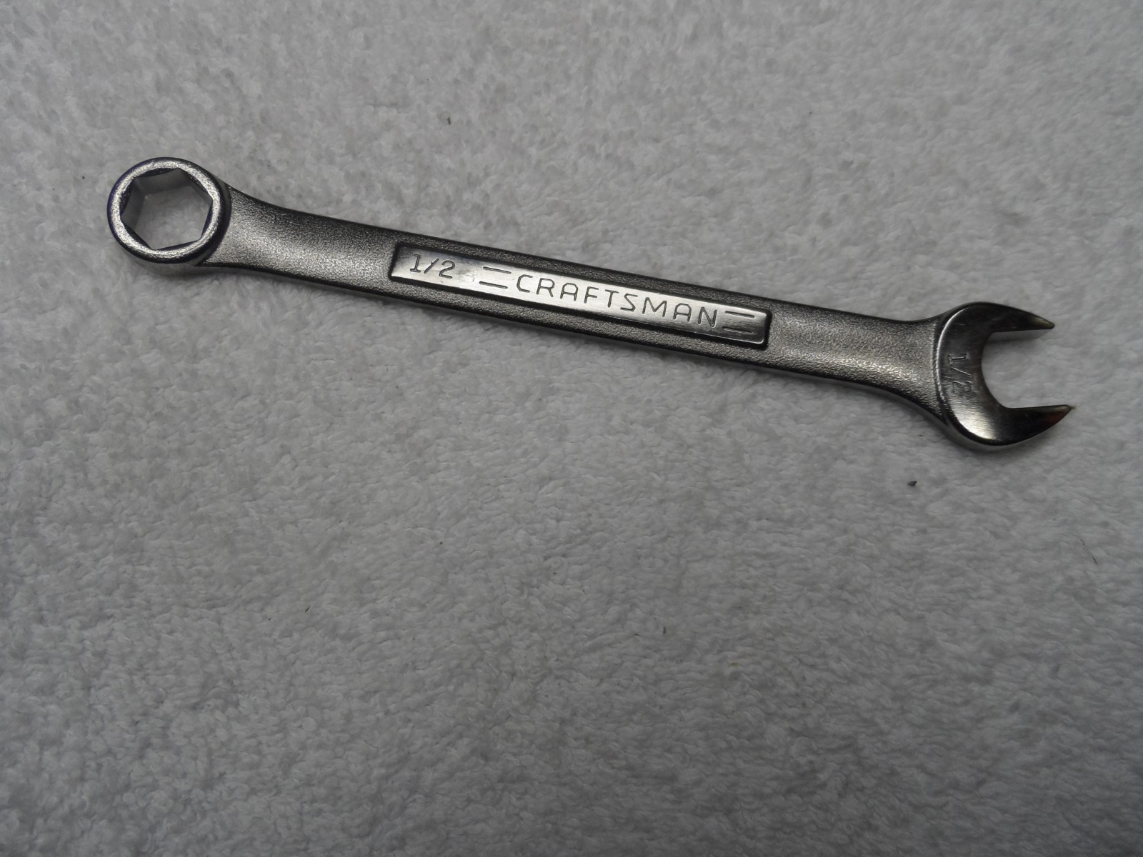 Craftsman SAE Satin Combination Wrench, 6pt, USA NOS, 1/2″ – Part # 44385