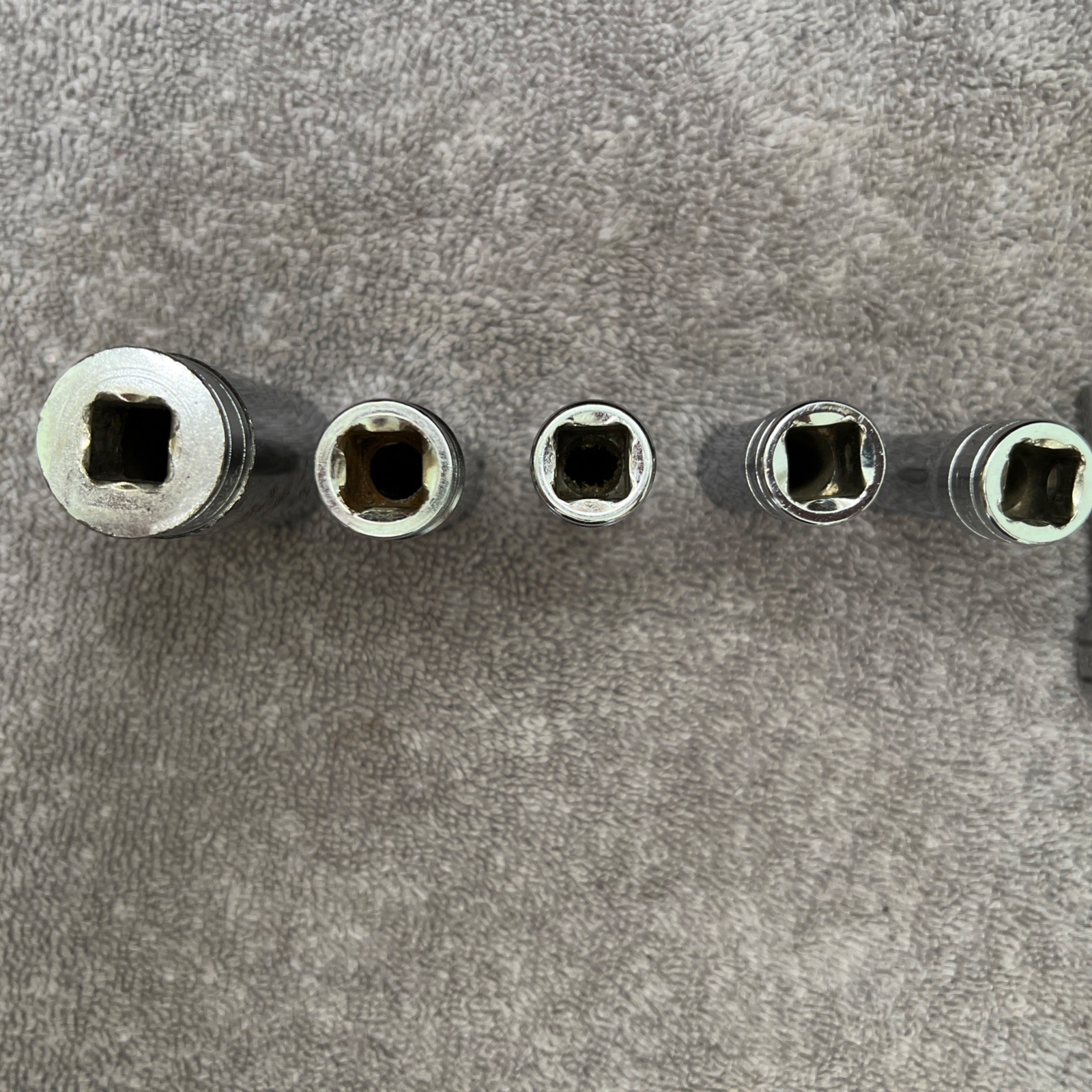 Snap-On7 pc Deep Socket Set 1/4”to 3/4″ Standard 3/8″ Drive 6pt SAE