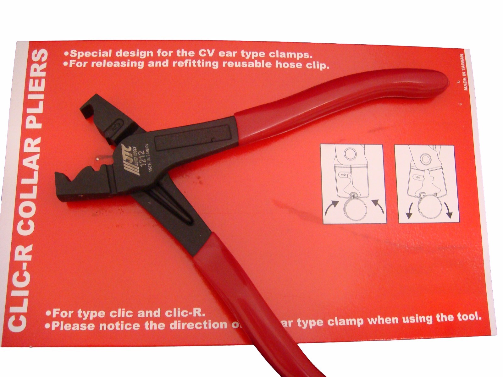 JTC CLIC-R COLLAR PLIERS BY JTC TOOLS # 1212