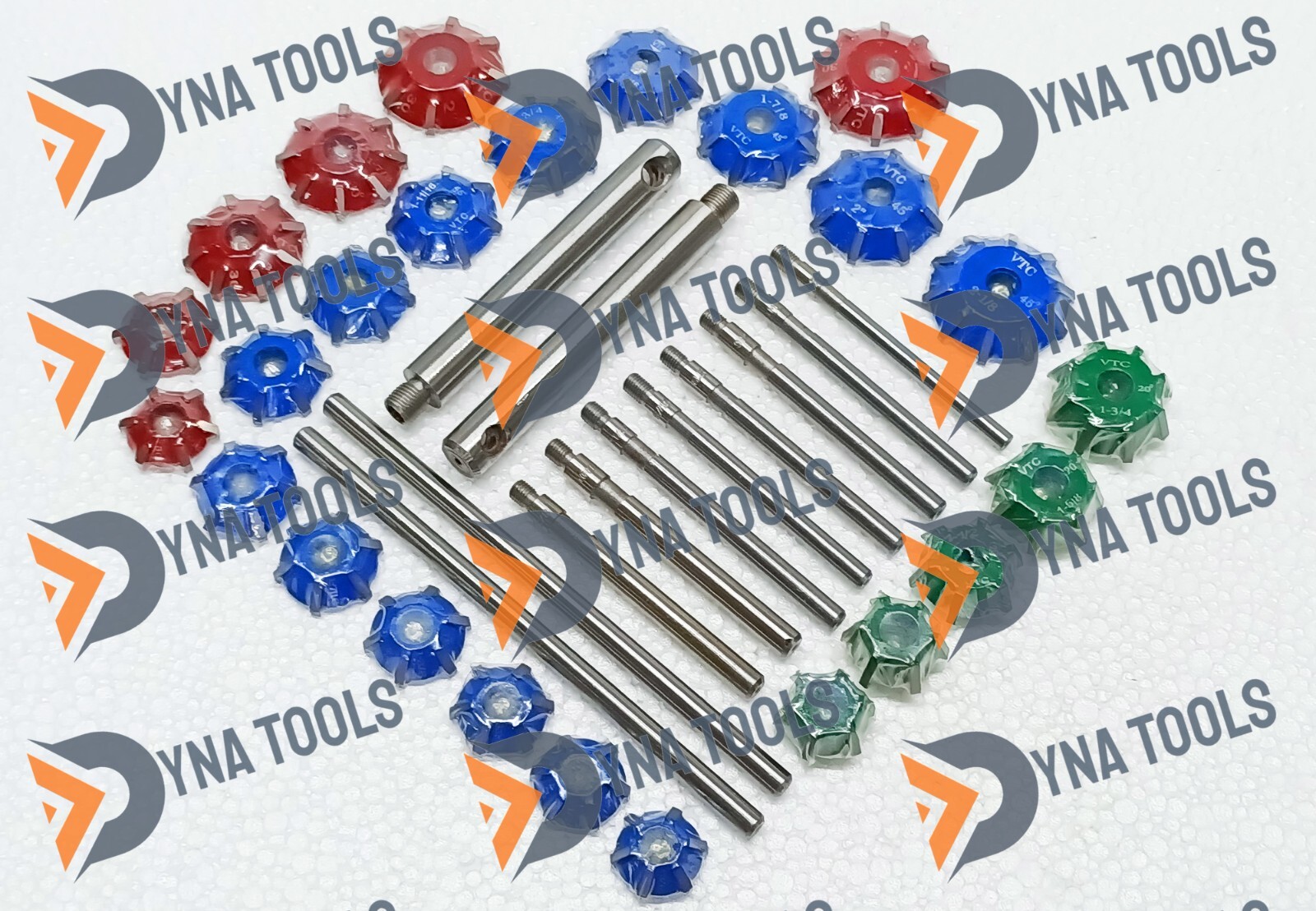 New Motorcycles 3 angle Valve Job Seat Cutter Set Carbide Tipped Best Quality