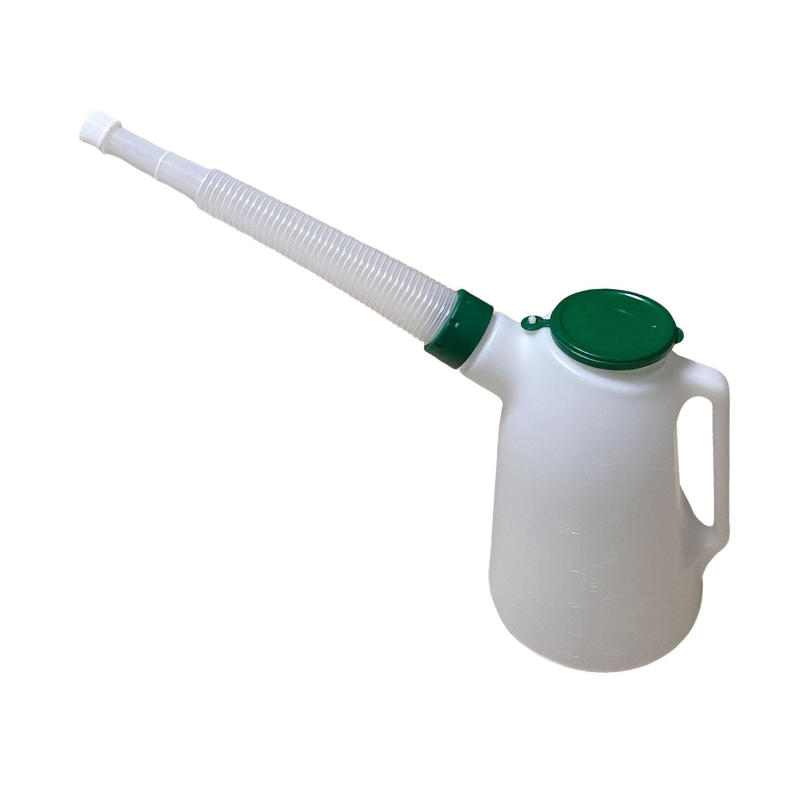 Oil Jug Scale Pouring Flexible Spout with Cap with with Leakproof Ergonomical